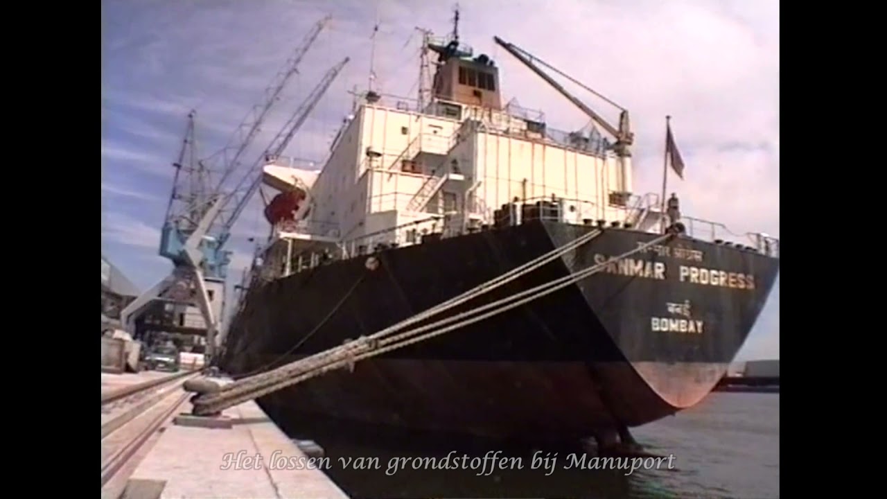 Haven van Antwerpen Deel 3 Roro schip - Laden Belgisch legermateriaal - Coils - NMBS