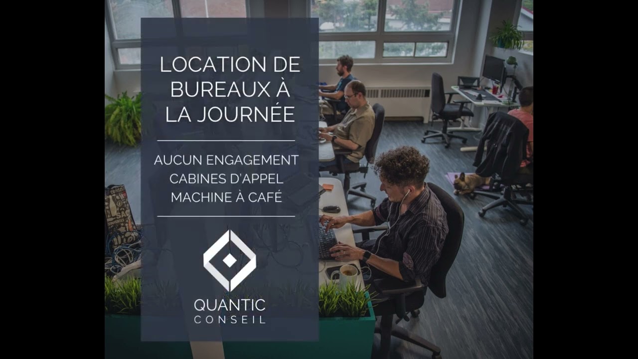 Location de bureau &agrave; la journ&eacute;e &agrave; Hochelaga (Montr&eacute;al)