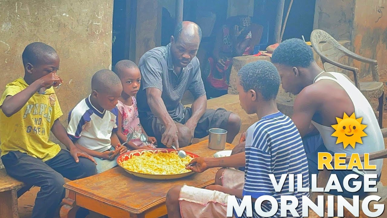 Authentic Peaceful Village Morning Routine 🌿🔥 | Real African Family Life