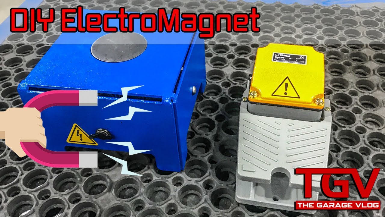 DIY Electromagnetic Vise for cleaning CNC Plasma cut parts | Electric Magnet | Fabrication Tools |