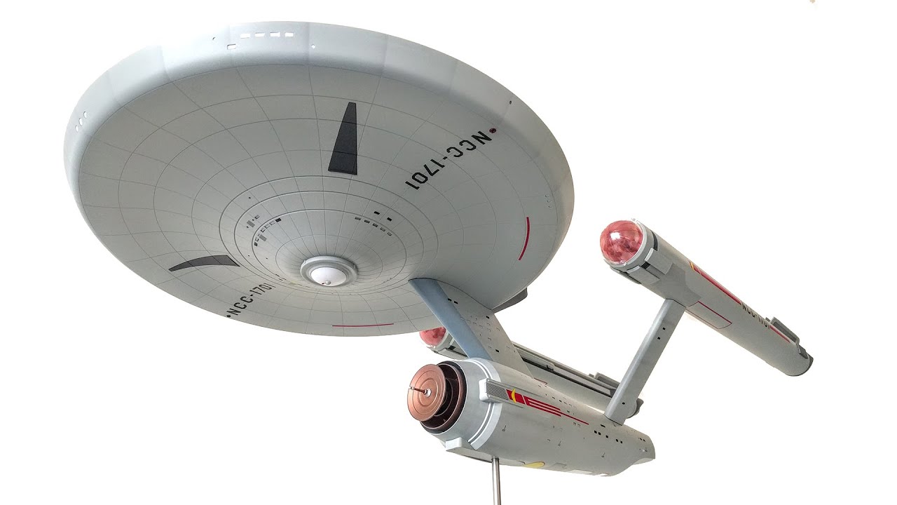 Polar Lights 1/350 Star Trek USS Enterprise NCC-1701 build review