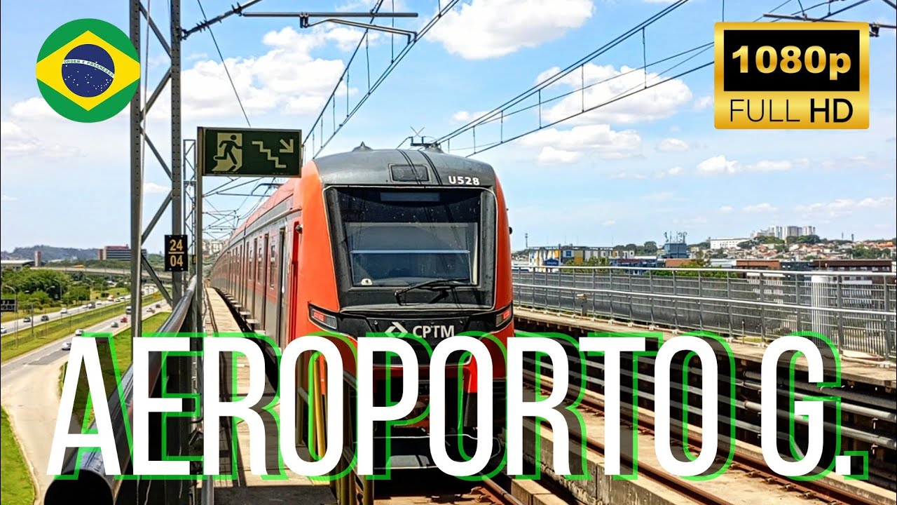 Estação Aeroporto-Guarulhos | Movimentação de Trens #123 (🟢Linha 13 Jade)!!