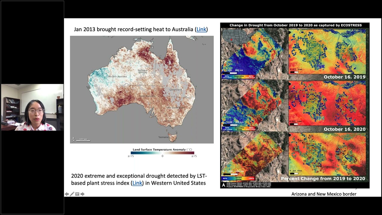 Better Measures of Land Surface Temperatures and Solar Induced Chlorophyll Fluorescence SIF