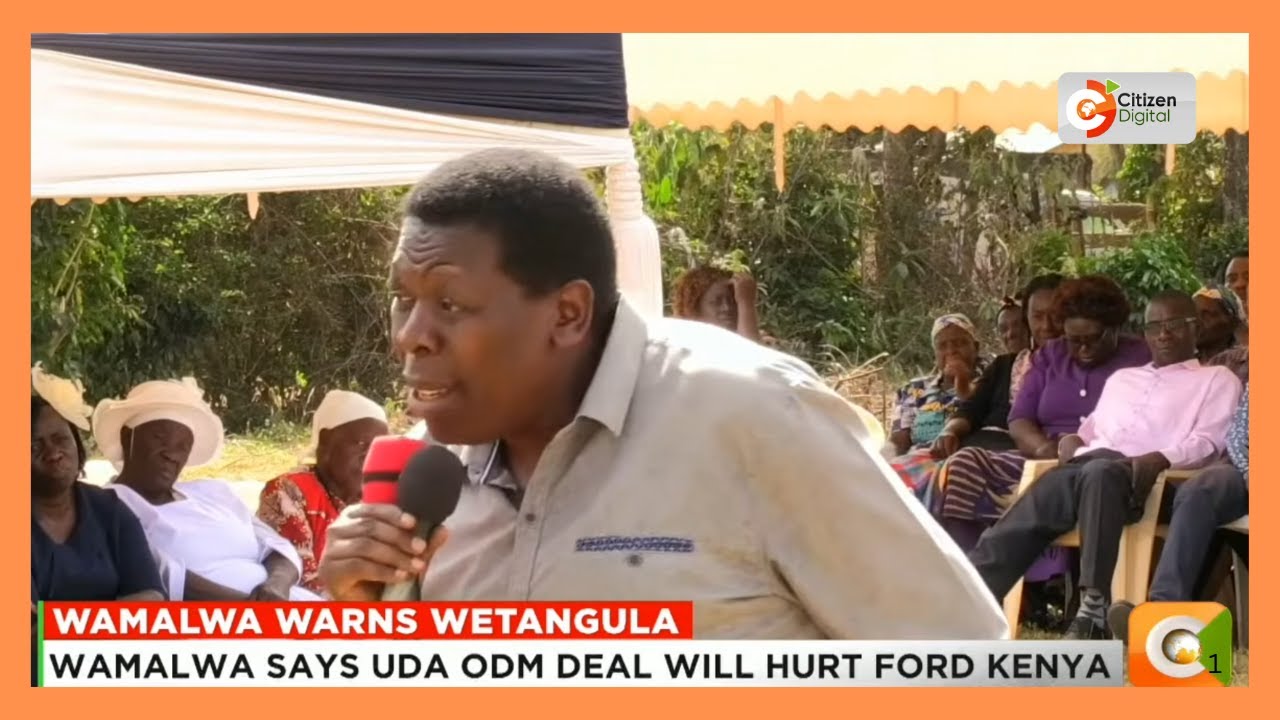 Eugene Wamalwa warns Wetangula on UDA-ODM alliance