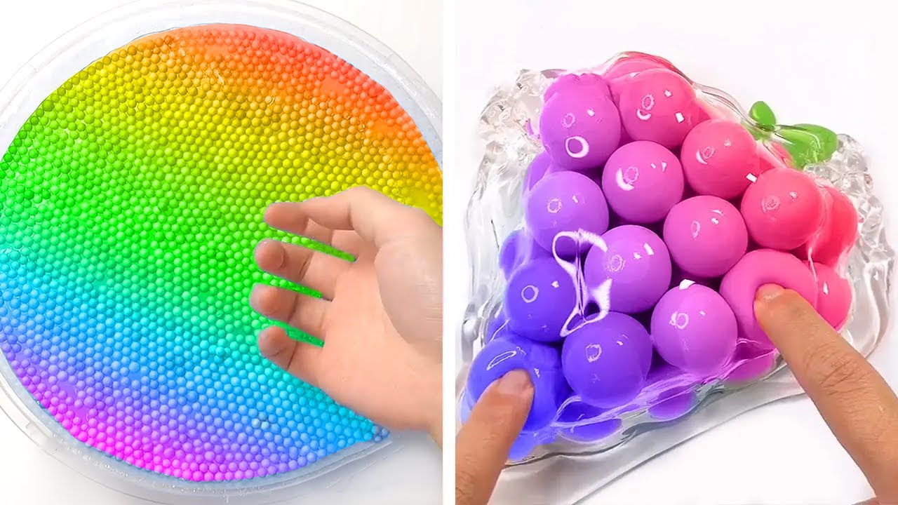 12 Hour of Relaxing Slime ASMR – Deep Relaxation Through Touch #244