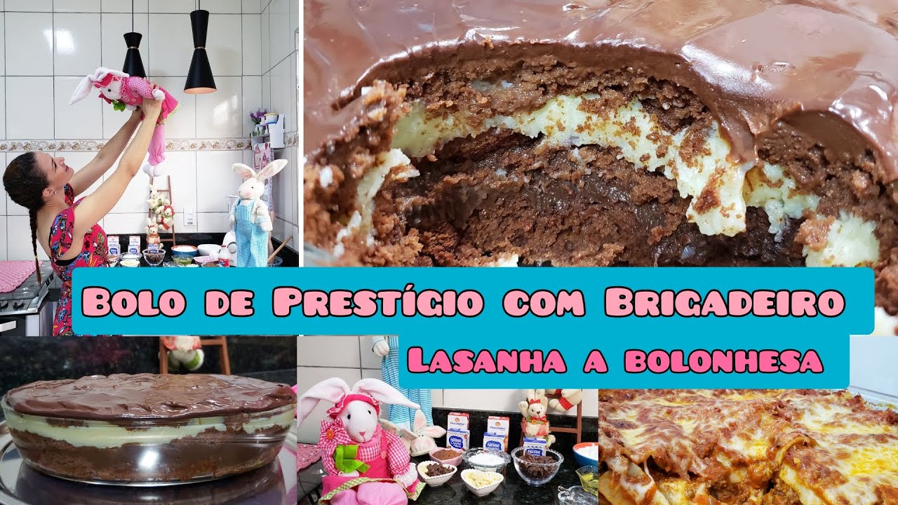 COZINHANDO COMIGO: BOLO PRESTÍGIO COM BRIGADEIRO | LASANHA À BOLONHESA | SOBREMESA | FER DINIZ