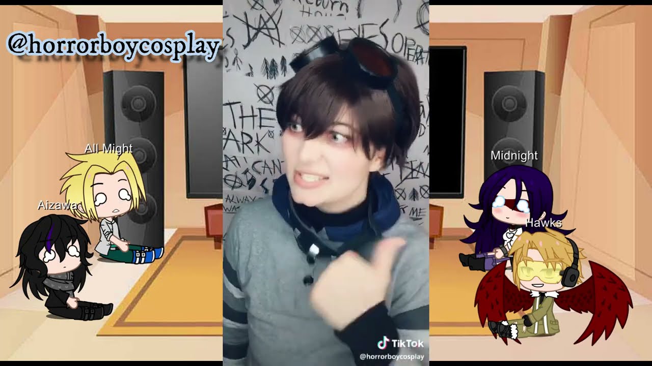 MHA Pro Heroes react to Creepypasta