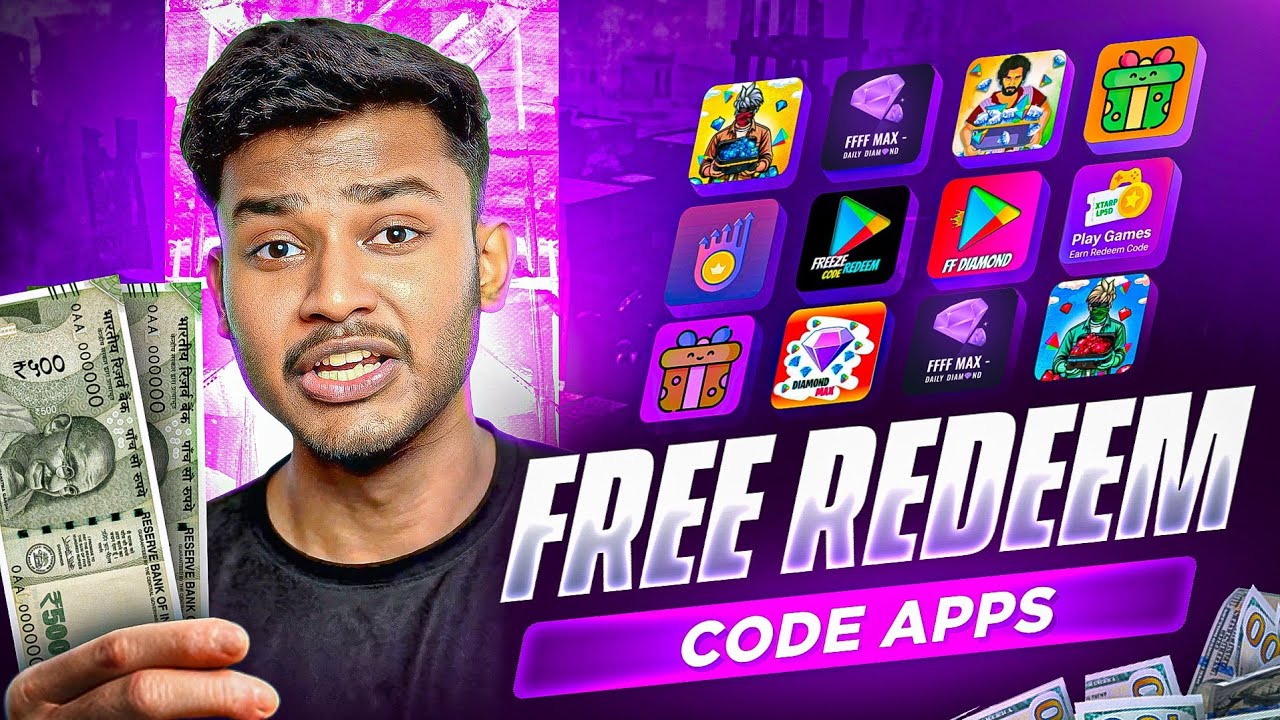 I TRIED 100 REDEEM CODE APPS FOR FREE DIAMONDS 🤑