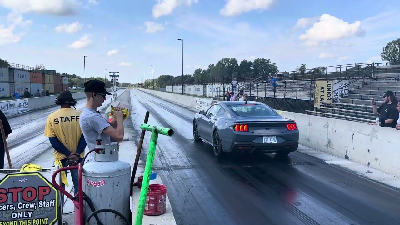 2024 mustang GT s650 stock 1/4 quarter mile