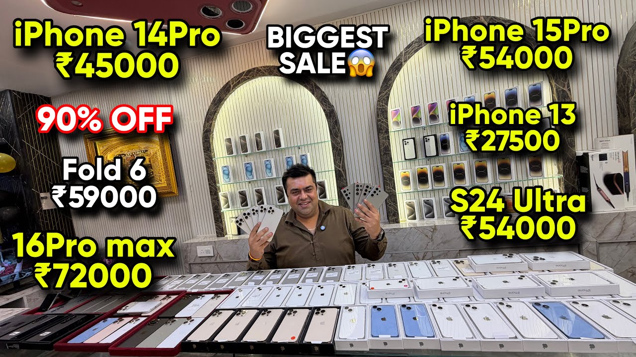 Biggest iPhone Sale Ever 🔥| Cheapest iPhone Market | Second Hand Mobile | iPhone 17Pro, iPhone 18
