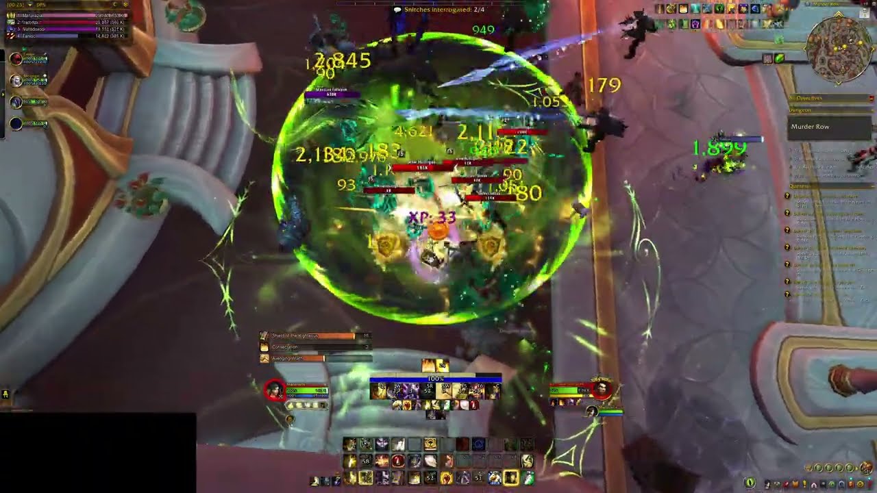 Murder Row Prot Pally Leveling
