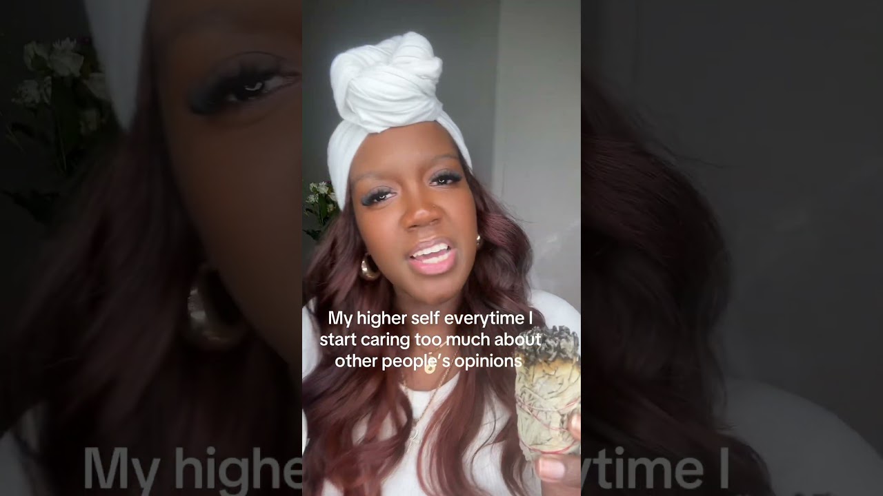 Conversations with my higher self be like #higherself #ego #selflovejourney #foryou  #viral