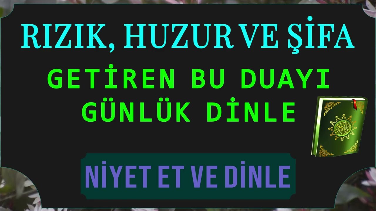 Rızık, Huzur ve Şifa Getiren Bu Duayı Günlük Dinle!