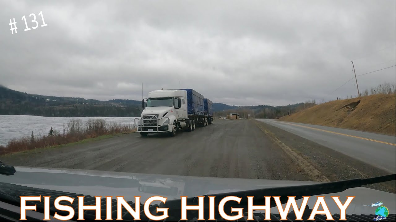 BGV #131 - FISHING HIGHWAY CANADA BY CAMPER Day #9 Roadtrip British Columbia RV TAXI
