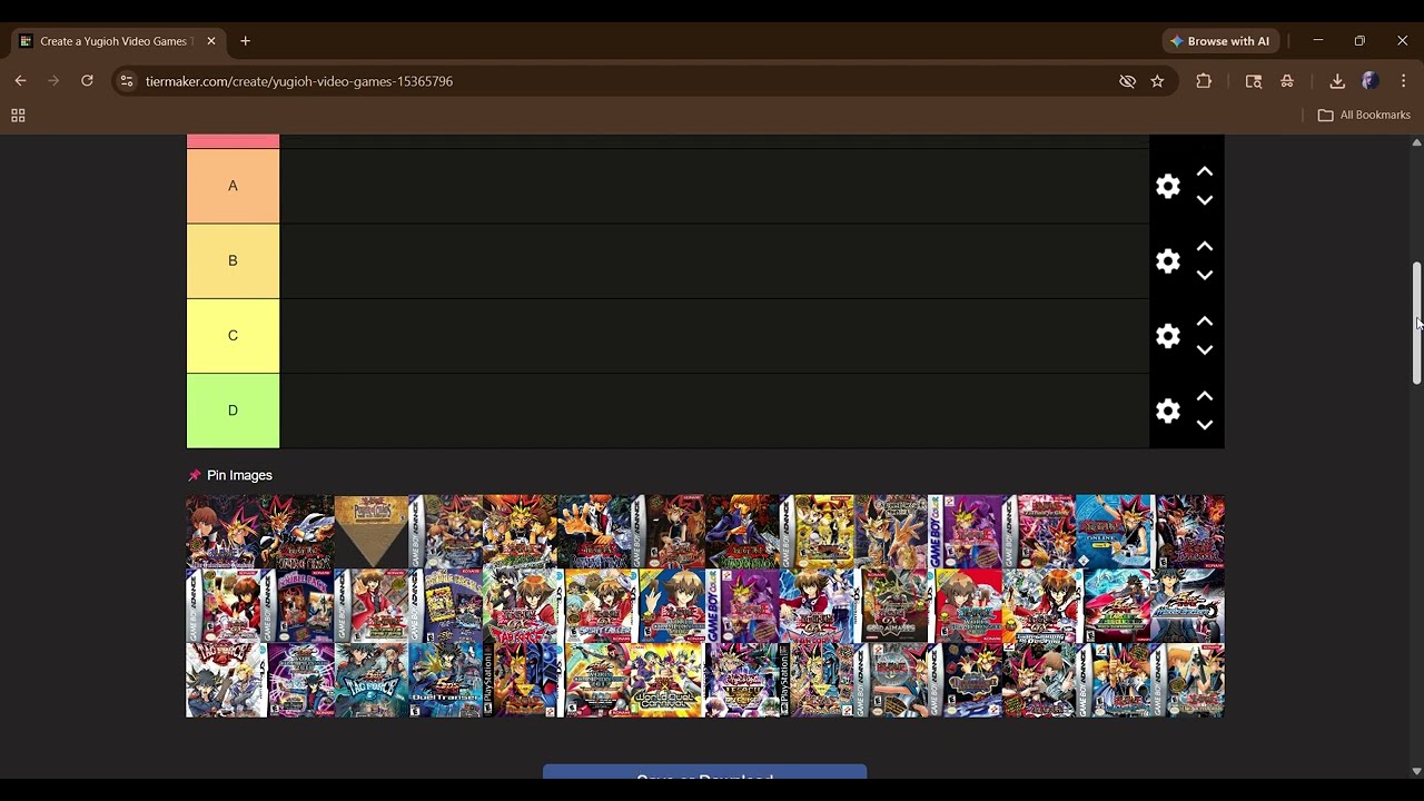 Yu Gi Oh Video Games Tier List