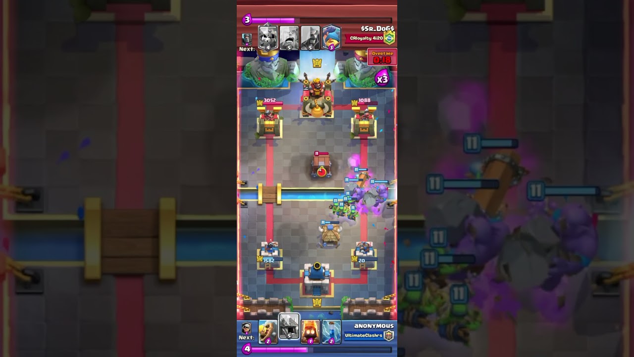 Epic Comeback in Mega Draft Tournament Low HP Crown Tower Victory!