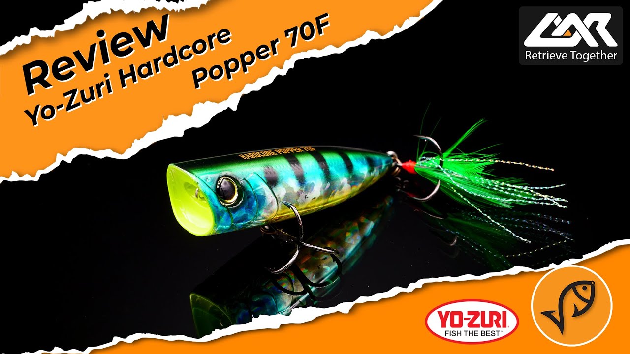 Yo-Zuri Hardcore Popper 70F ][  Lure Action Review Channel