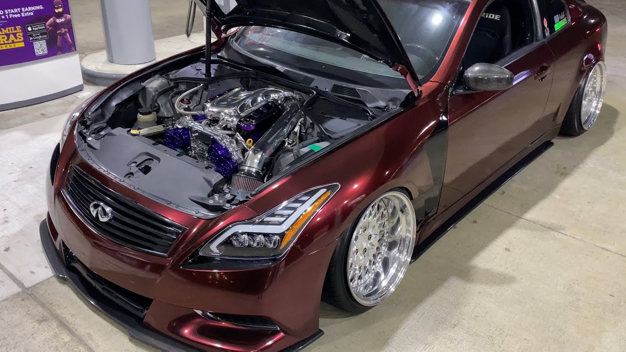 G35 350Z VQ motor fully tucked, polished, and dress up bolt kit