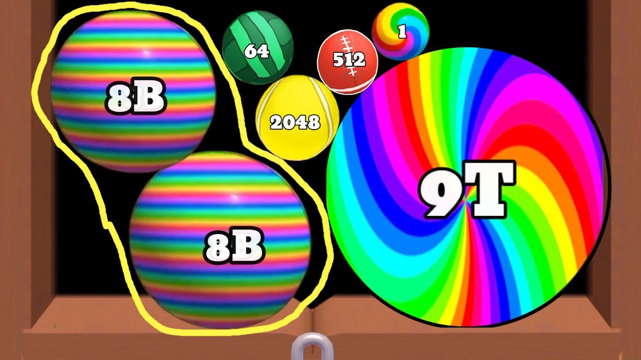 🌈 Blob Merge 3d ( jelly 2048 ) 🆚 Hide Ball ( draw to smash) Gameplay New Update part 02