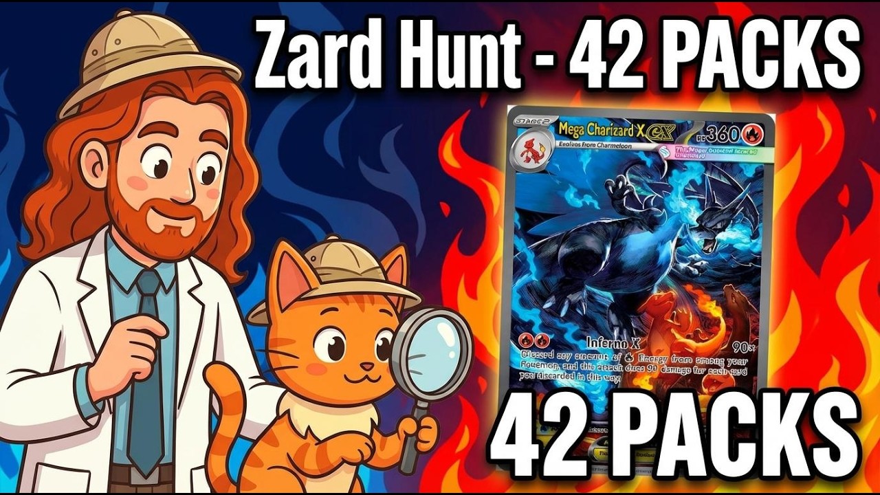 Charizard Hunting - Pokemon Phantasmal Flames 42 packs #pokemon #pokemoncards #pokemontcg #charizard