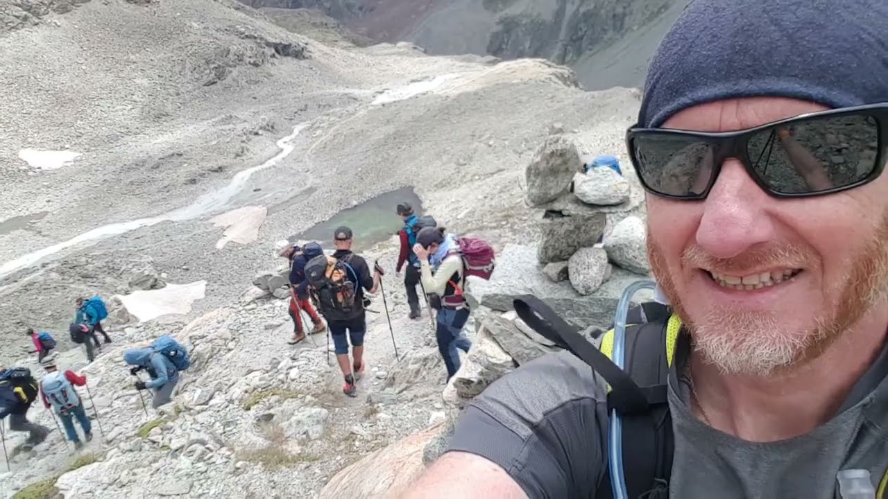 Trekking around Cervin Cervino Matterhorn July 2022