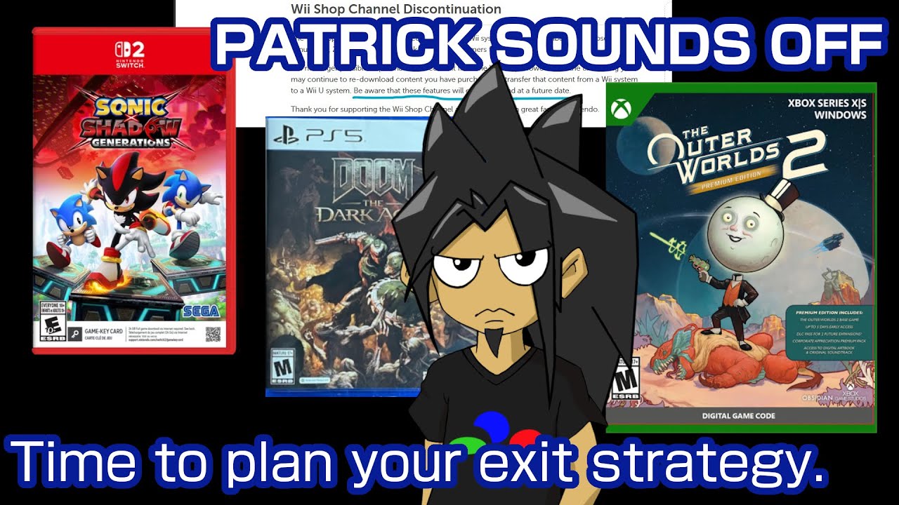 Preparing for the (further) diminishment of game ownership... - Patrick Sounds Off #26.0