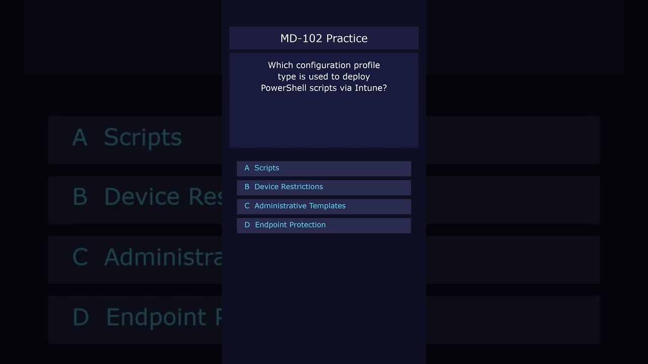 MD-102: Intune Scripting