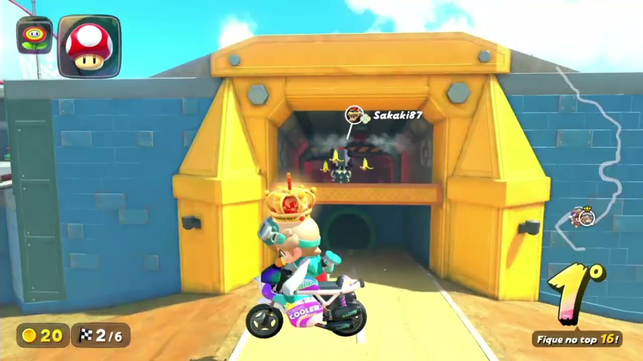 Mario kart world - rally - é possível jogar esse modo sem tiltar???