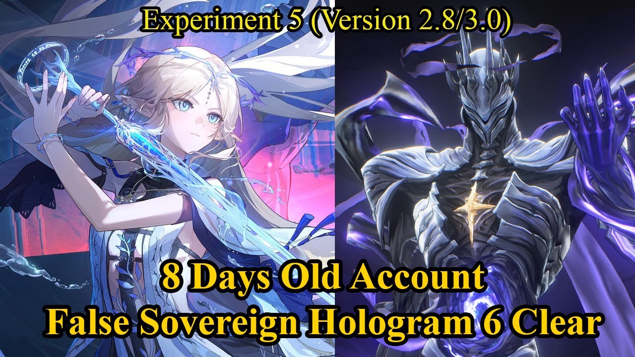 8 Days old F2P False Sovereign 6 Clear, Wuthering Wave, Experiment 5