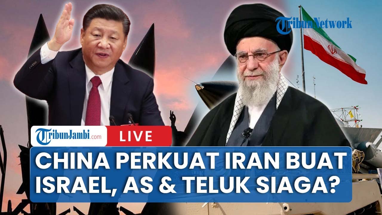 🔴China Backing Iran, Israel-AS-Teluk Masuk Mode Siaga