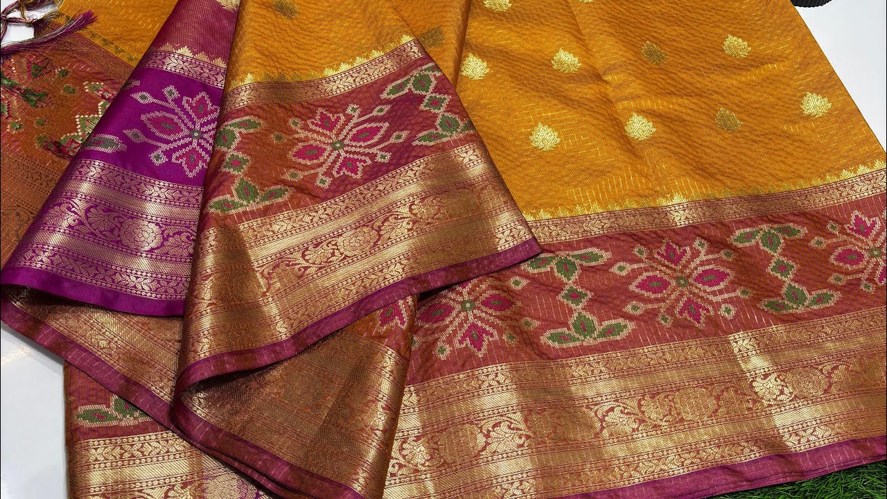 Banarasi sarees at amazing price🥳🥳. To order whatsapp 9342405172.
