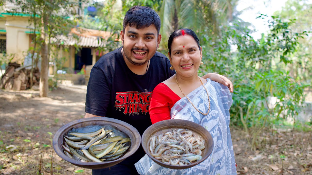Eel Fish Fry Recipe And Chingri Macher Charta Recipe |  বিখ্যাত তুরি মাছের ফ্রাই ও চিংড়ি ভর্তা