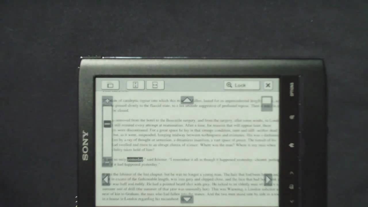 Sony PRS-650 PDF Review - Touch Edition