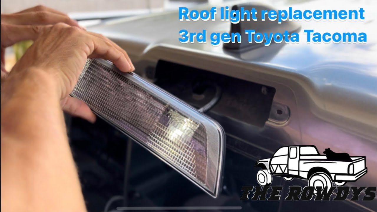How to replace 3rd BRAKE LIGHT on 2017 Toyota Tacoma
