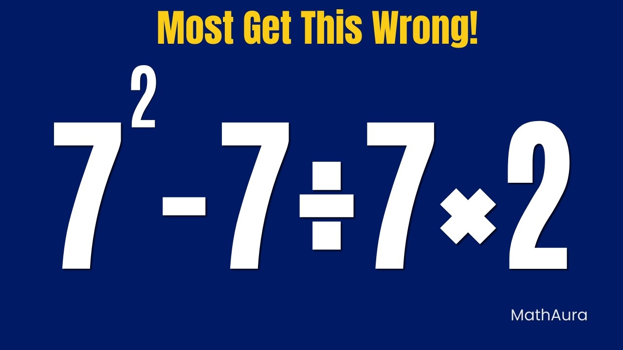 Only Genius Get It Right! | PEMDAS Math Challenge