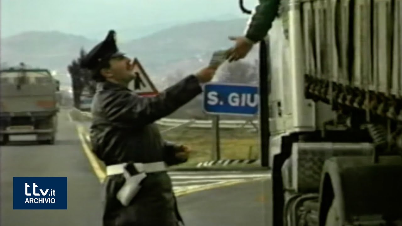 1992: E45 tra Selci Lama e San Giustino, arriva lo spartitraffico | TG | Archivio Ttv.it
