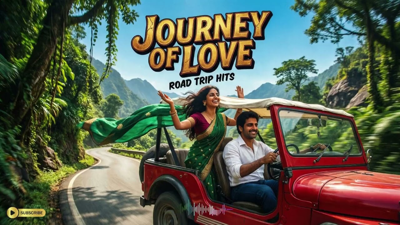 Journey of Love | 15 New Original 90s Bollywood Hindi Love Song | Road Trip Hits