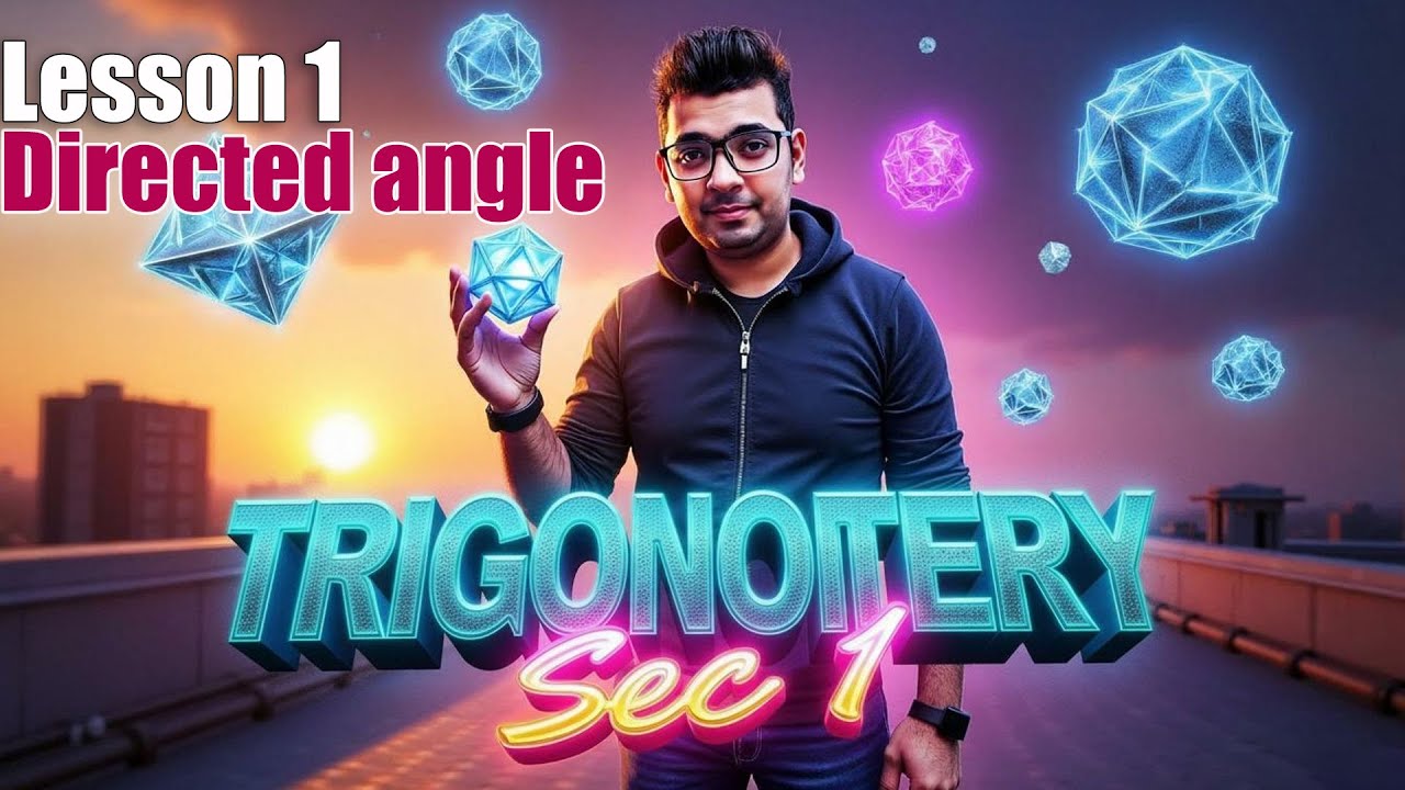 #Sec1Math |   Trigonometry | Directed Angle  + #شرح_لغات + حل