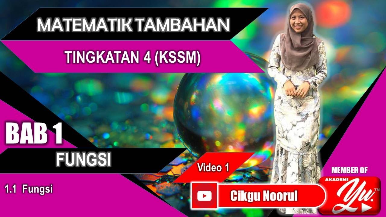 F4C1 | KSSM | ADDMATH | FUNGSI | 1 FUNGSI