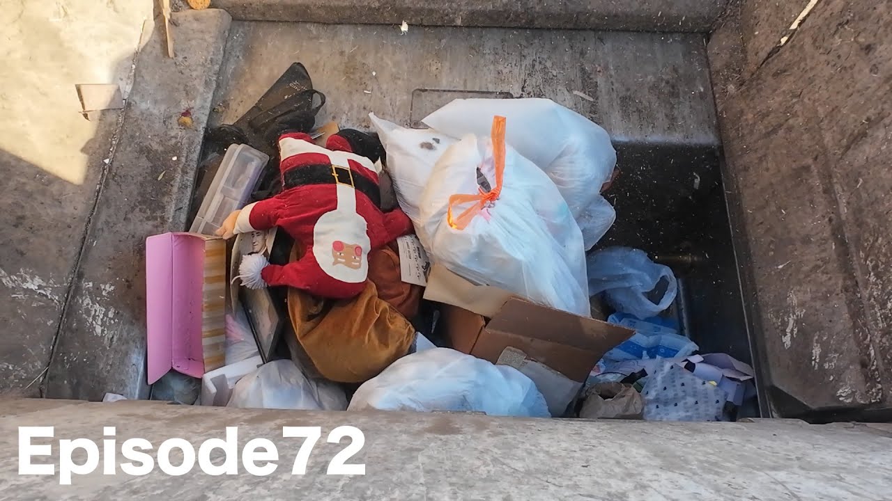 GoPro Garbage Truck Hopper POV+ Garbage Load Dump! (ep.72)