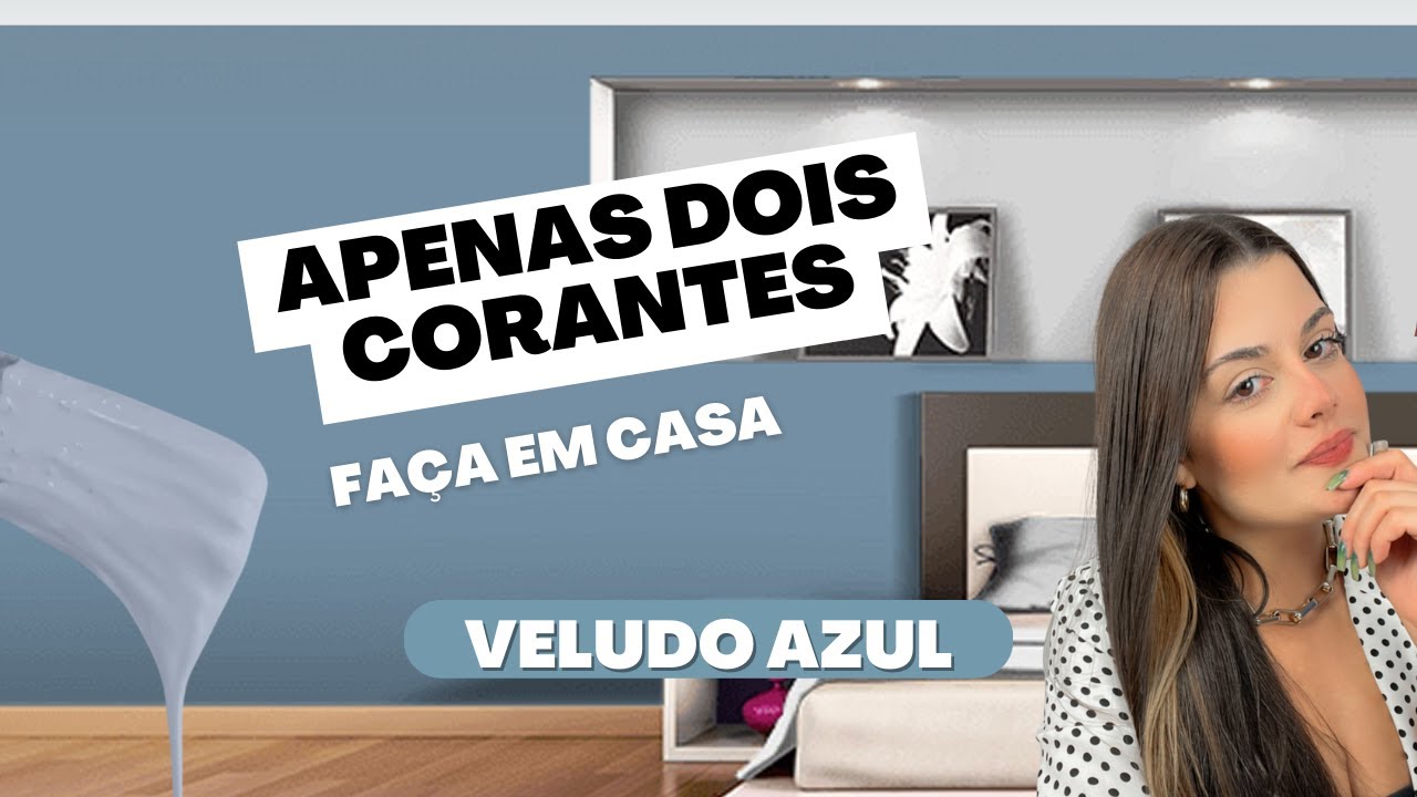 COMO FAZER A COR VELUDO AZUL (Azul Jeans)
