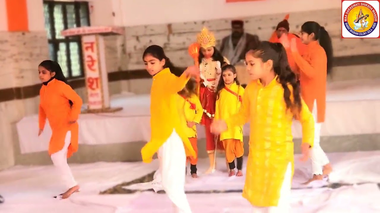 Kesari Ke laal ❤️🙌 #youtube #dance #bhakti #school #viral 