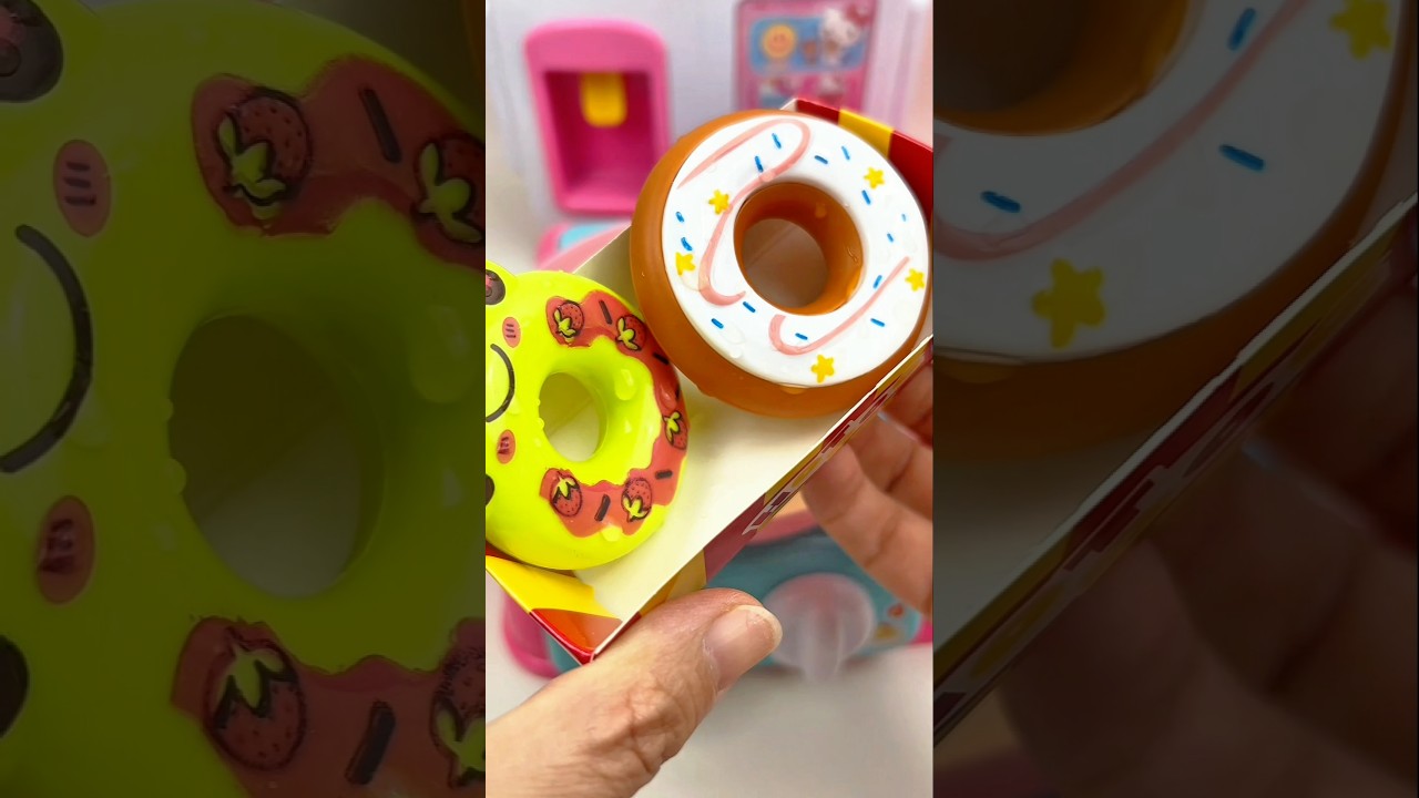 🍩 The Fun of Making Cute Toy Donuts! Realistic Miniature Donuts🍩 #miniature #toys