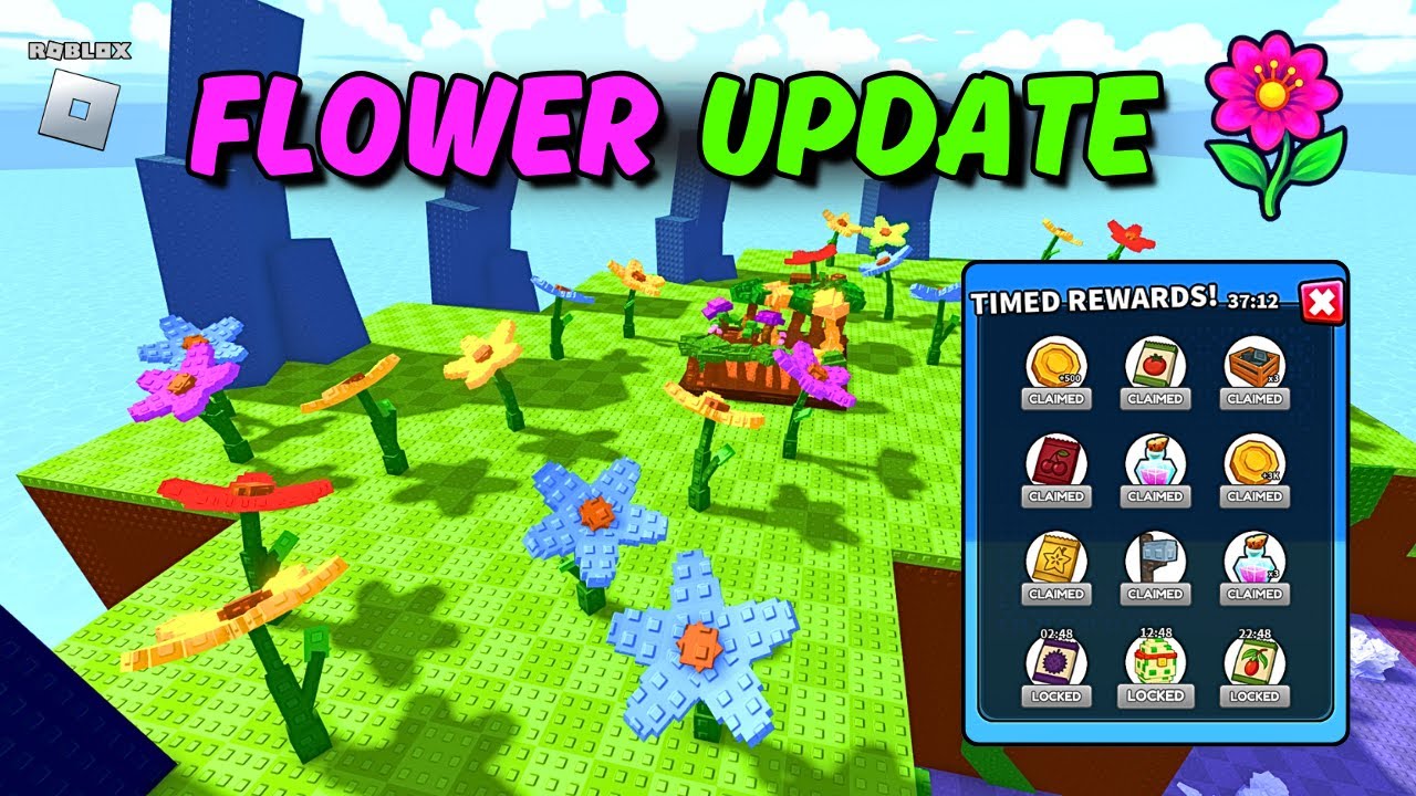 I Built the Beautiful Island in Build An Island Roblox | Flower Update Build An Island