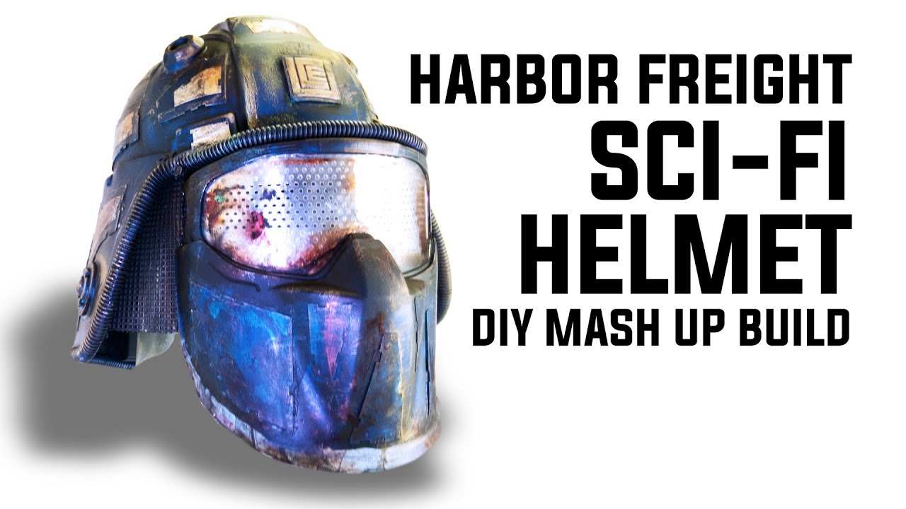 НАУЧНО-ФАНТАСТИЧЕСКОЕ БЕЗУМИЕ СДЕЛАЙ САМ: ИЗДАНИЕ ШЛЕМА HARBOR FREIGHT SPACE