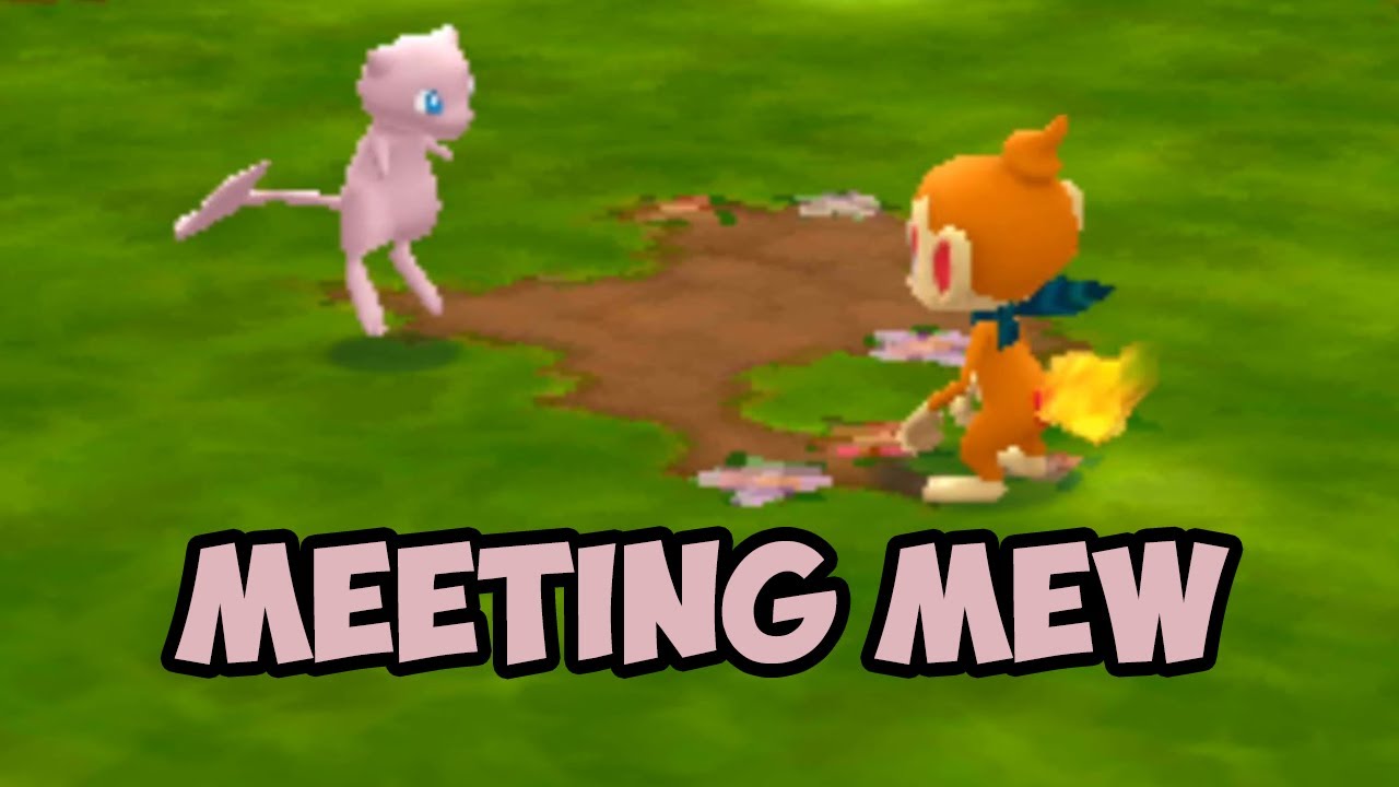 Meeting Mew - Pokemon Super Mystery Dungeon