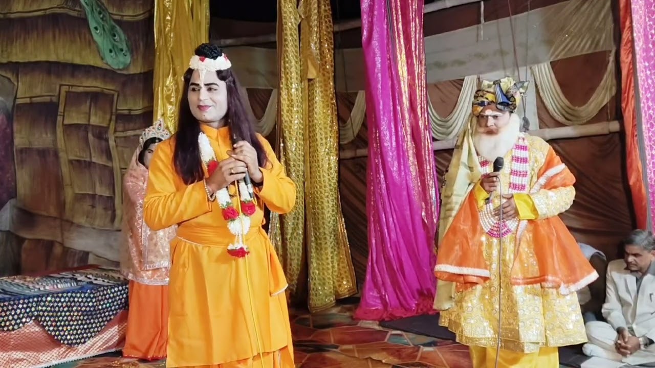 Dirawati Ramleela mahotsav.Sumant bapsi ki sundar lila Ram ji ke dwara sumant ji ko Ayodhya bapas..