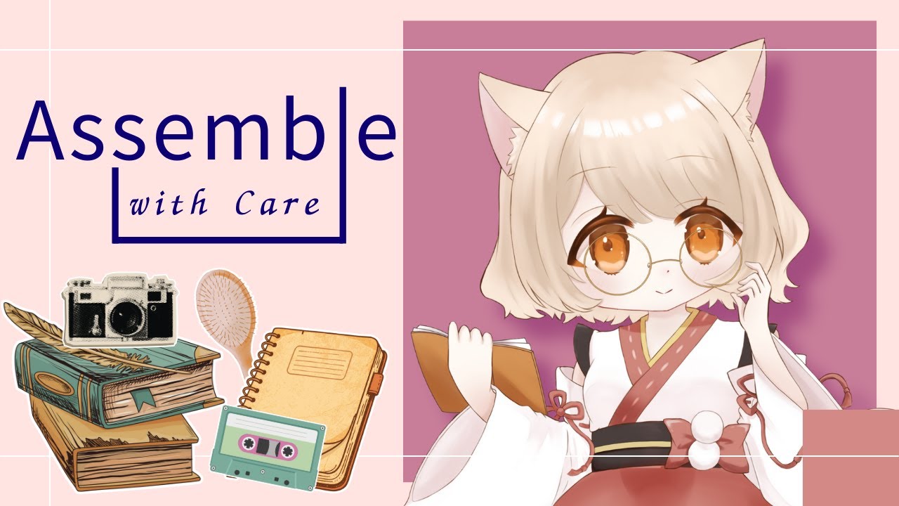 【Assemble with Care】ちょいとおしゃれなパズルゲームで遊ぶおしゃれ狛犬🧩🐾