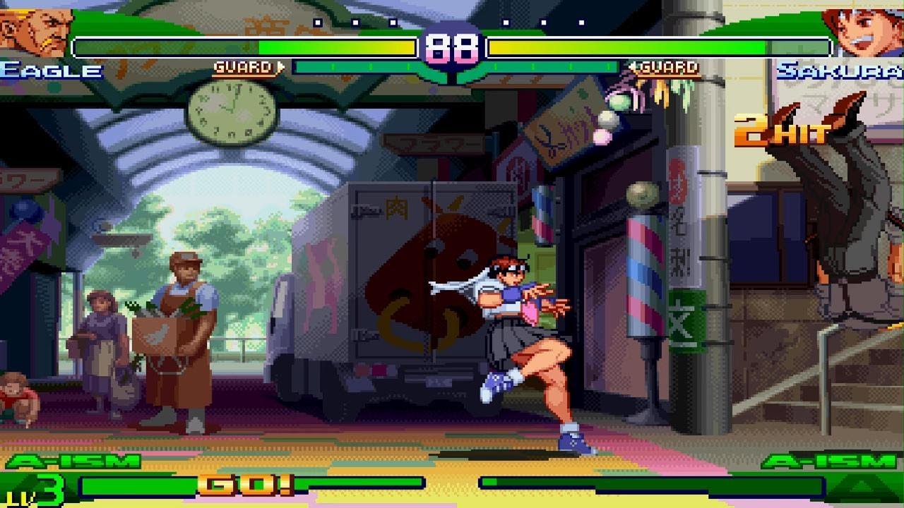 CAPCOM FIGHTING COLLECTION 2 Eagle vs Sakura