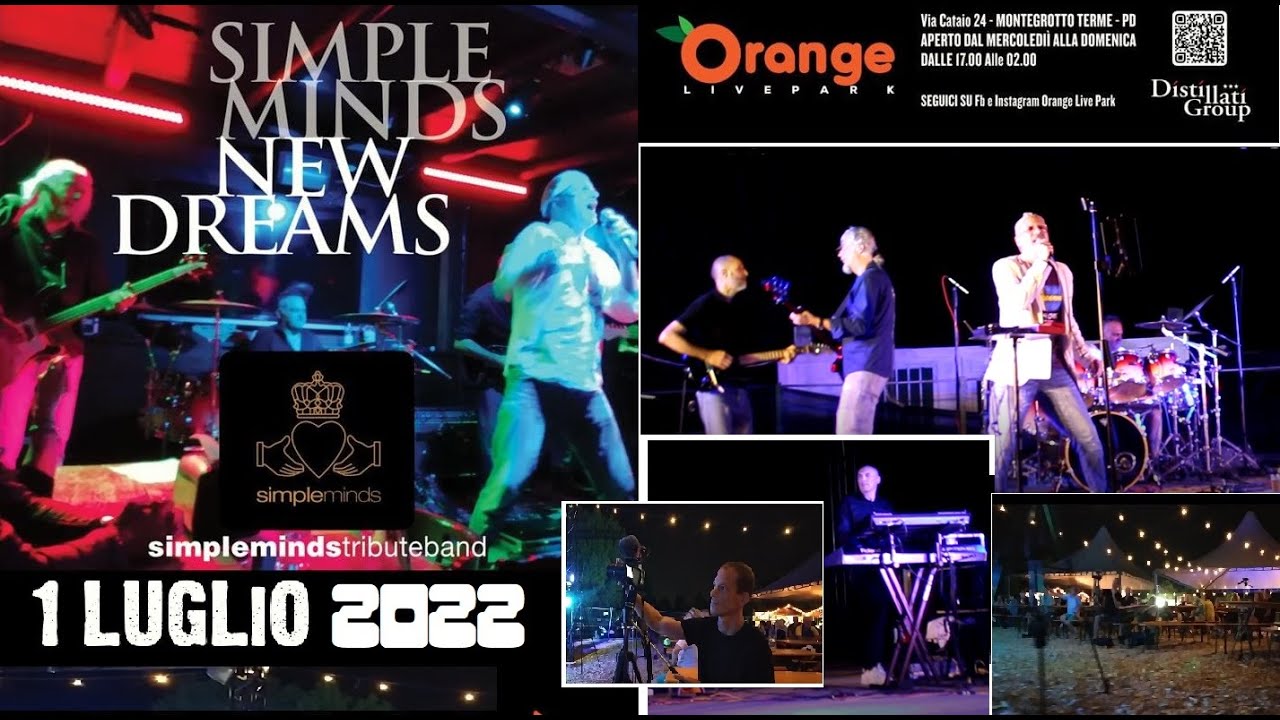 New Dreams - Simple Minds tribute - concerto in Montegrotto Terme